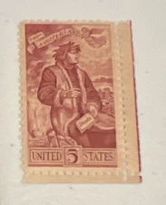 1268 - 1965 5c Dante Alighieri Single Unused Stamp