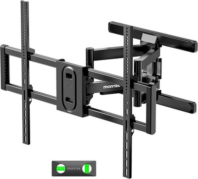 Vollbewegliche TV-Wandhalterung für 60''-100'' Fernseher, vormontierter & robuster TV-BH
