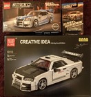 Nissan Skyline GT-R R34 Lego Hot Wheels Mould King