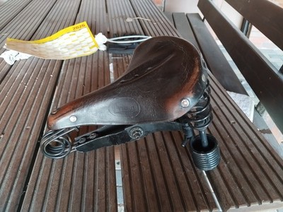 Lepper Primus Fahrradsattel Schwarz Ledersatte