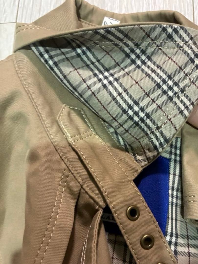 Burberry Blue Label Trench Coat Outerwear Beige Cotton Size 38 For Women thumbnail 13