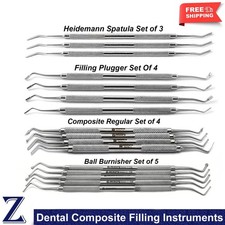 Amalgam Composite Filling Instruments Dental Restorative Plugger Ball Burnisher