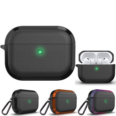 For Apple AirPods Pro 3 Aluminum Metal Case Cover Hard Shell Protective + Clip
