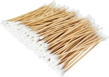 Cleaning Swabs, Dual - Ends Tips, 6 Inch Cleaning 200ct Round tips in bagi