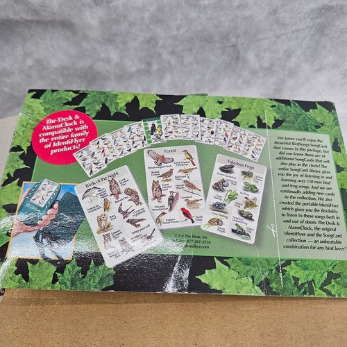 Birdsong Identiflyer Desk Clock Alarm Beautiful Bird Sounds Nature Sounds NEW - Picture 6 of 6