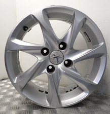 PEUGEOT 208 MK1 15" SILVER ALLOY WHEEL 9673773577 (W-582)