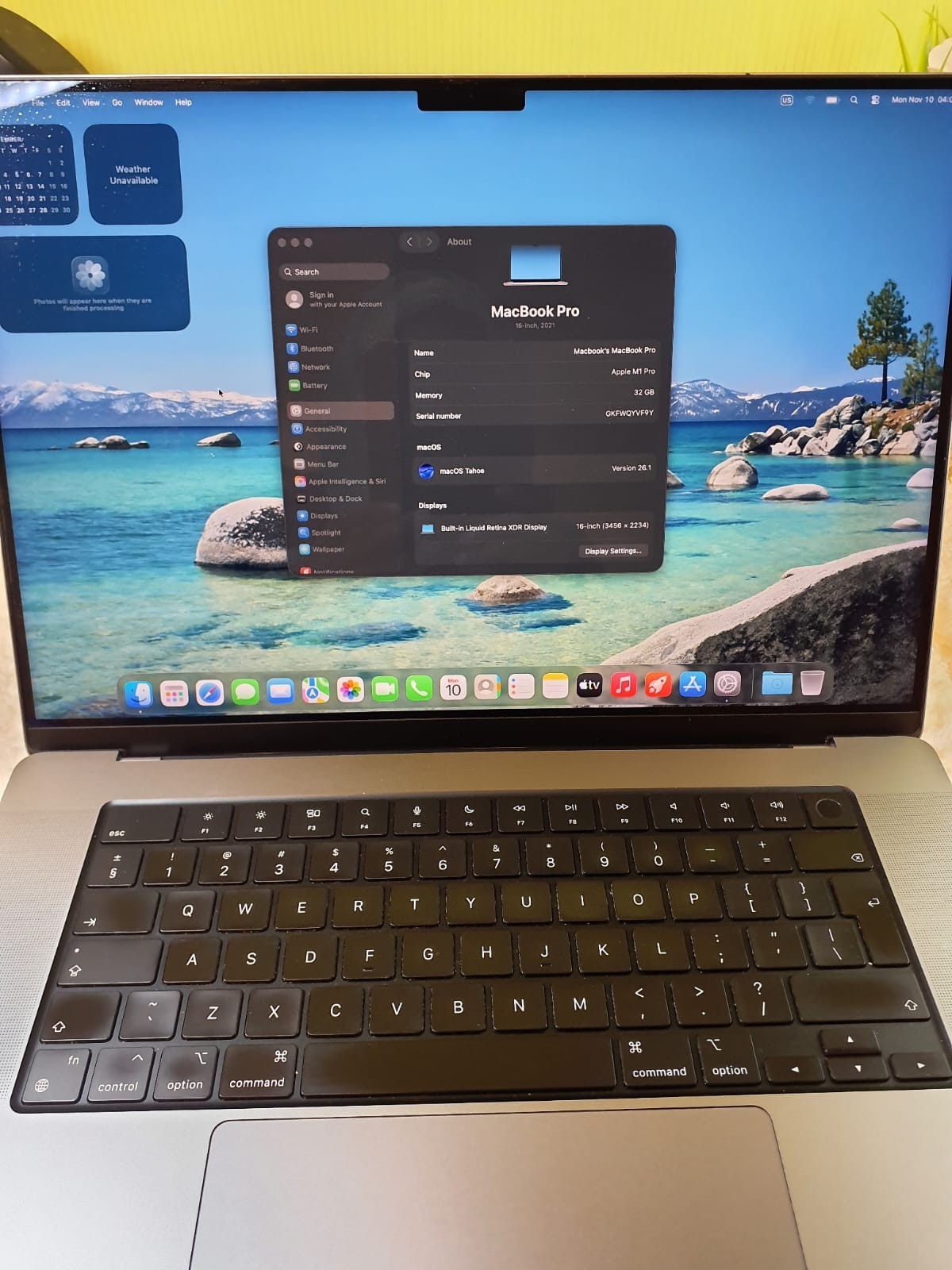 Foto 2 van MacBook Pro M1 16-inch 32GB RAM, 1TB SSD-2021