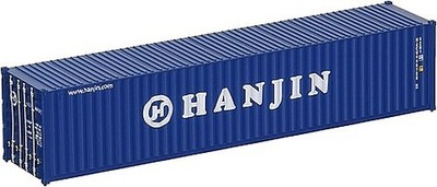 Walthers-Acc 40' Rib Container Hanjin - HO Scale Model Train Freight Car Load