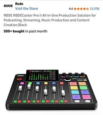 Rode RODECaster Pro II 8 Channels Integrated Audio Production Studio