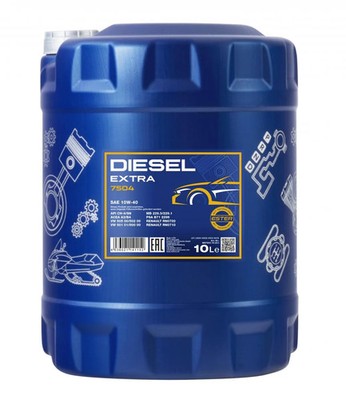 Mannol 7504 Diesel Extra 10W-40 10L API CH-4/SLACEA A3/B4