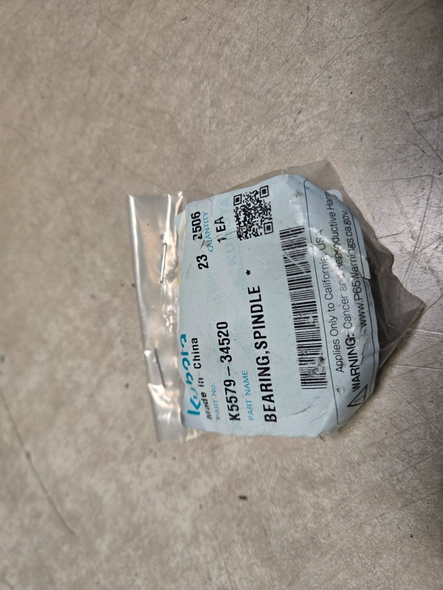 Kubota K5579-34520 Pulley Holder Spindle Ball Bearing, Peer