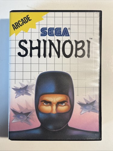 Shinobi (Sega Master System (SMS), 1988) - Complete w/ Manual - Tested! - Picture 2 of 10
