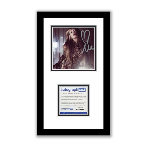 Miley Cyrus Autographed Signed Framed CD Something Beautiful ACOA