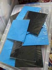 Bundle Of 10 Black And Blue Square Felt Sets Brand New