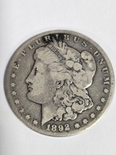 1892-CC Morgan Silver Dollar – Carson City Mint – 90% Silver – Authentic - Rare