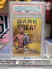 2025 Topps Chrome UFC Anderson Silva Dare to Be Great /50 PSA 9 POP 1