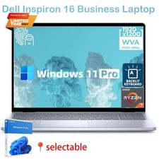 2025 Dell Inspiron 16 Laptop,AMD Ryzen 7-8840U,UpTo 64GB,4TB+Microsoft21+Win11P