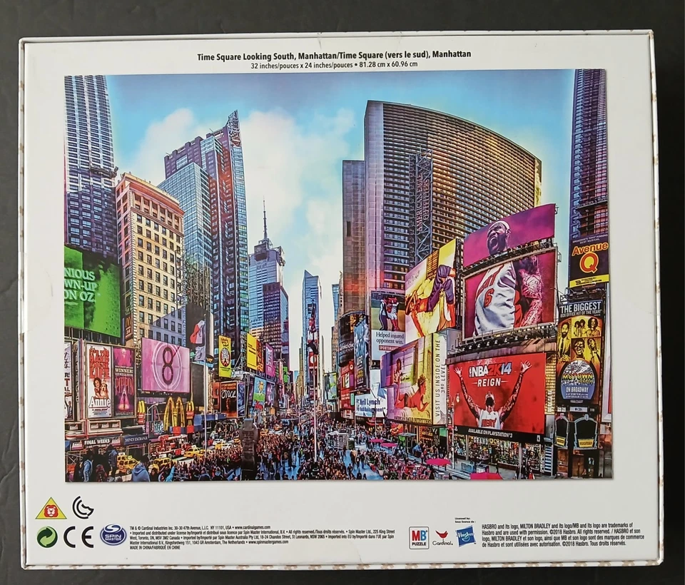 ¡NUEVO! Rompecabezas Big Ben 2000 piezas ~ Time Square ~ mirando hacia el sur, Manhattan Foto 3 de 3