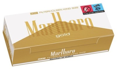 Marlboro Gold Hülsen King Size Filterhülsen Zigarettenhülsen (5x 200 Hülsen)