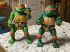 1989 Playmates Giant Size Teenage Mutant Ninja Turtles Michelangelo & Raphael