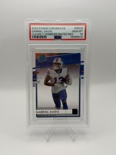 2020 Panini Chronicles - Clearly Donruss Rated Rookie Gabriel Davis PSA 10