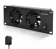 ElecVoztile 10  2U Rack Mount Fan Panel Dual ...