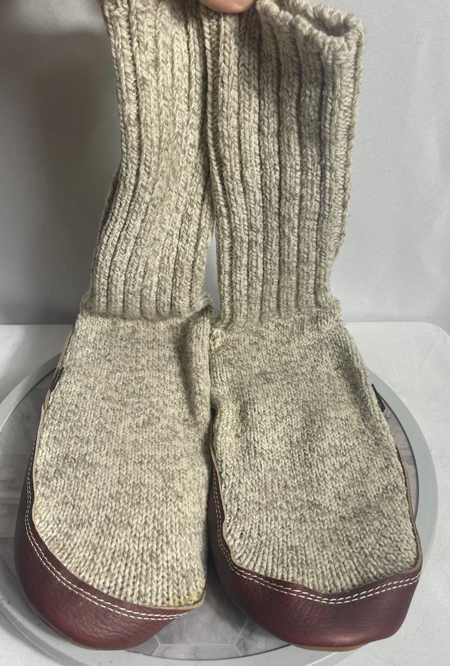 Calcetín Acorn Para Hombres Original Gris Trapo Lana Nube Cojín Zapatillas Cómodas Talla 9-10 Foto 2 de 4