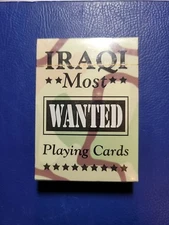 2003 Iraqi Most Wanted Playing Cards Military Iraq - Sealed! New! 