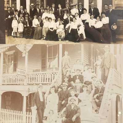 Framed Photos Beyers Family & Friends Atlantic City NJ Ancestry Genealogy Beyer