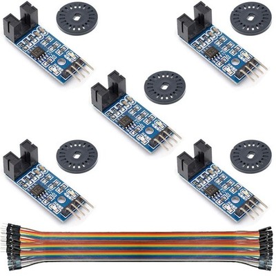 Geschwindigkeitsmesssensor LM393 IR Optokoppler Modul für Arduino DIY Kit 5