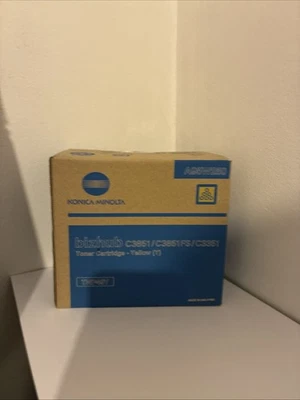 Original Konica Minolta Cartouche D'Encre TNP-49Y Jaune pour Bizhub C 3351 3851 - Photo 1/3