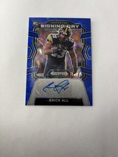 2024 Panini Prizm Draft Picks Signing Day Erick All #SD-EAL Blue Ice Prizm /75