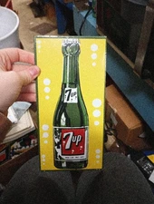 Porcelain Rectangle 7 Up Sign