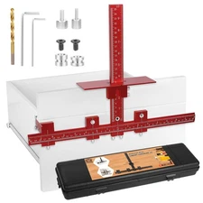 Cabinet Hardware Handle Jig,True Position Cabinet Installation Tools with Dri...