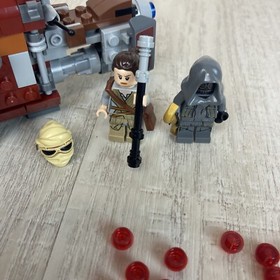 LEGO Star Wars Rey's Speeder #75099 100% complete with 2 minifigures