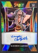 2022 Panini Select WWE Kayden Carter Tie-Dye Prizm Auto 20/25 NXT