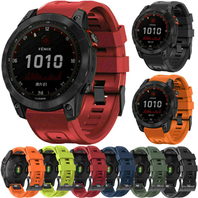 Silicone Watch Band Strap For Garmin Fenix 7 7X 6 6X Pro 5 5X Plus Epix 3HR 965 Silicone Watch Band Strap For Garmin Fenix 7 7X 6 6X Pro 5 5X Plus Epix 3HR 965