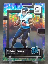 TREYLON BURKS 2022 DONRUSS OPTIC ROCKET PRIZM RC TITANS QQ