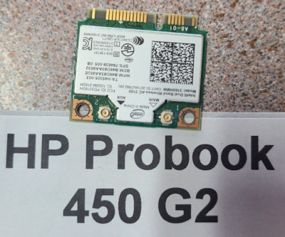 HP ProBook 450 G2 or 455 G2 WIFI Wireless Wlan adapter 753077-001 3909