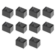 10pcs DC 12V Coil SPDT 6 Pin PCB Electromagnetic Power Relay NO NC