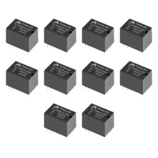 10pcs DC 12V Coil SPDT 6 Pin PCB Electromagnetic Power Relay NO+NC