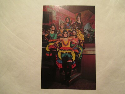 Dodge City Kansa Miss Kitty & Can Can Dancers KS Postcard