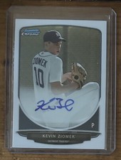 Kevin Ziomek Bowman Chrome Topps 2013 #BCA-KZ Detroit Tigers MLB