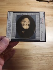 Vtg Magic Lantern Slide-William Cullen Bryant-Painting By Charles Loring Elliot