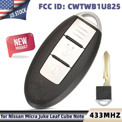for Nissan Micra Juke Leaf Cube Note Keyless Entry Smart Remote Key Fob TWB1G662