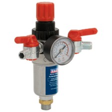 Sealey Sa4fr/38 Air Filtre Régulateur 1cmbsp Mâle - 0.6cmbsp Mâle