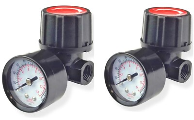 #ad 2 Husky 1 4#x27;#x27; Air Pressure Regulator with Gauge Brand New 401 877 $22.99