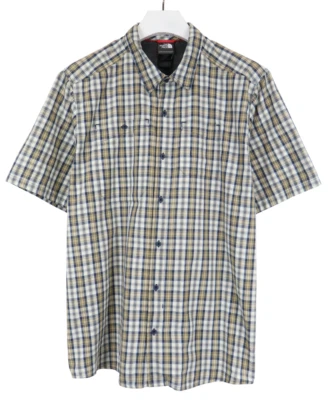 The North Face Shirt Herren XL Kurzärmlig Gespreizter Kragen Kariert Taschen - Bild 1 von 4