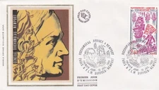 France 1980 FDC Rochambeau Arrival - A NEWPORT yt