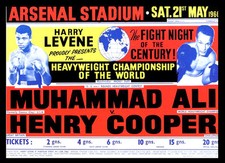 -A3 Size- Muhammad Ali vs Henry Cooper 1966 wall Home Poster Print Art - #02 